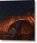 Double Arch At Night Metal Print