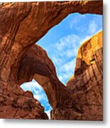 Double Arches By Iphone Metal Print