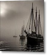 Downeast Fog 1 Metal Print