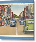 Downtown Bristol Va Tn 1930 - 40 Metal Print