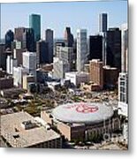 Downtown Houston Metal Print