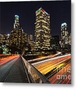 Downtown L. A. Metal Print