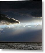 Dramatic Sky At Sea Metal Print