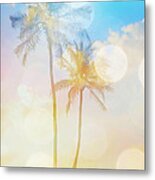 Dreamy Palm Trees Metal Print