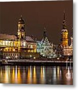 Dresden By Night #1 Metal Print