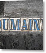 Dumaine Metal Print