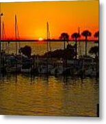 Dunedin Sunset Metal Print