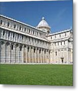 Duomo And Leaning Tower Of Pisa Metal Print