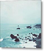 Dusk At The Sea Metal Print