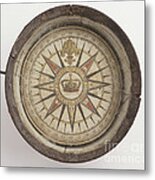 Early Mariners Compass Metal Print