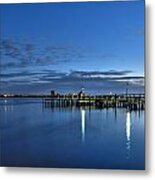 Early Morning Manatee River Metal Print