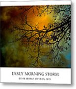 Early Morning Storm Metal Print