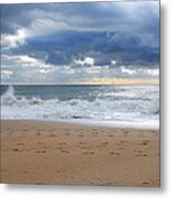 Earth's Layers - Jersey Shore Metal Print