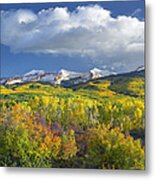 East Beckwith Mountain Flanked By Fall Metal Print