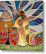 Easter Eggstravaganza Metal Print