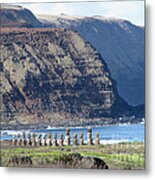 Easter Island Requiem Metal Print