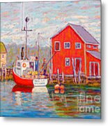 Eastern Passage Lobster Boat Metal Print