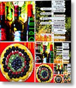 Eat Drink Play Repeat Wine Country 20140713 V3 Metal Print