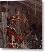 Ecuadorian Native At Home Metal Print