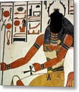 Egyptian God Khepri Metal Print