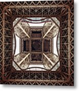 Eiffel Tower Structure From Directly Metal Print