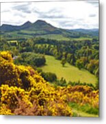 Eildon Hill - Three Peaks And A Valley Metal Print