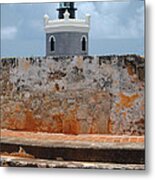 El Morro Light Tower Metal Print