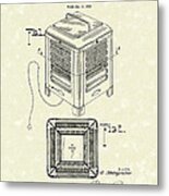 Electric Heater 1940 Patent Art Metal Print