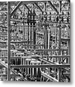 Electric Power Grid Metal Print