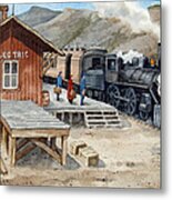 Electric Station Yellowstone Spur Metal Print