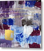 Elemental- Abstract Expressionist Painting Metal Print