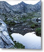 Ellingwood Peak Reflection Metal Print