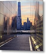 Empty Sky Memorial And The Freedom Tower Metal Print