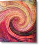 Enamel Twist Metal Print