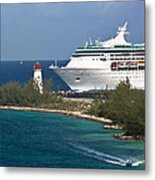 Enchantment At Nassau Harbor Lighthouse Metal Print