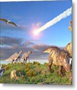 End Of Cretaceous Kt Event Metal Print
