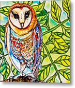 Endangered Barn Owl Metal Print