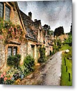 English Cottages Metal Print