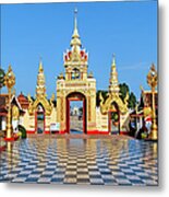 Entrance To Wat Phra That Phanom Metal Print