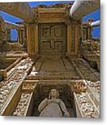 Ephesus Library Turkey Metal Print