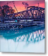 Erie Canal Swing Bridge Metal Print