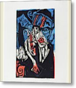 Ernst Ludwig Kirchner, Qualen Der Liebe, German Metal Print