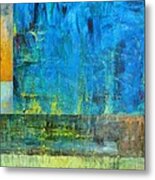 Essence Of Blue Metal Print