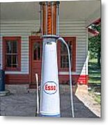 Esso Gas Pump Metal Print