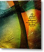 Even The Winds And Waves Obey Him - Verse Metal Print