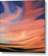 Evening Display Metal Print