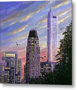 Evening Flight Ii Metal Print