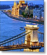 Evening In Budapest Metal Print