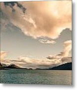 Evening On The Chilkat Inlet Metal Print