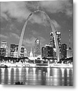 Evening St Louis Mo Metal Print